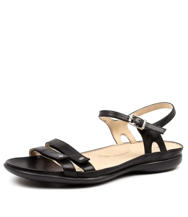 Women ZIERA Breeze W Black Leather