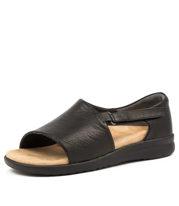 Women ZIERA Brenan Xw Blk-Blk Leath