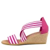 Women DJANGO & JULIETTE Briage Dj Fuchsia&White Fuchsia Elastic Leather