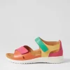 Women ZIERA Bronn Xw Bright Multi Leather Sandals