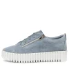 Women DJANGO & JULIETTE Bump Steel Suede Sneakers White Sole