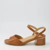 Women ZIERA Cabo W Tan Leather Sandals