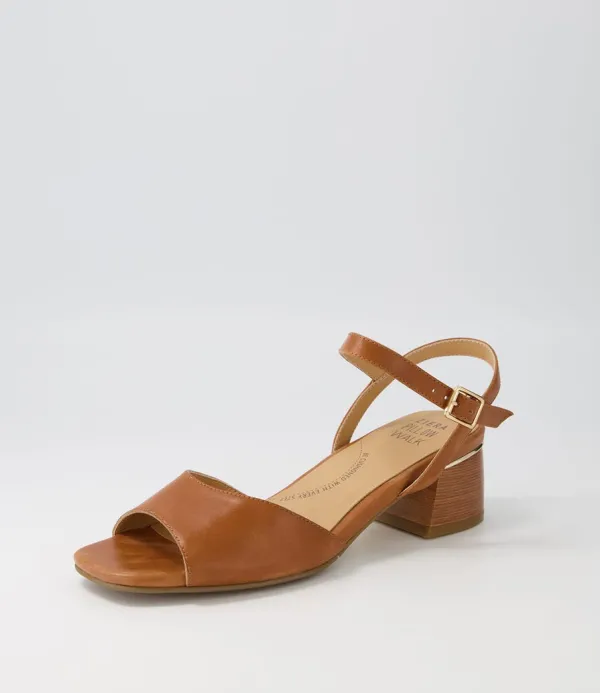 Women ZIERA Cabo W Tan Leather Sandals