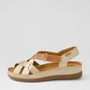 Women PIKOLINOS Cadaques 41 Marfil Leather Sandals
