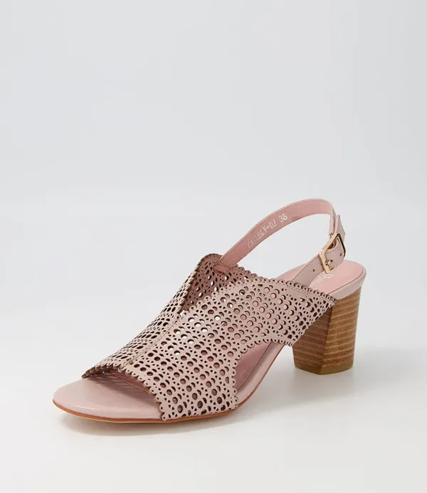 Women DJANGO & JULIETTE Cailely Mushroom Leather Sandals