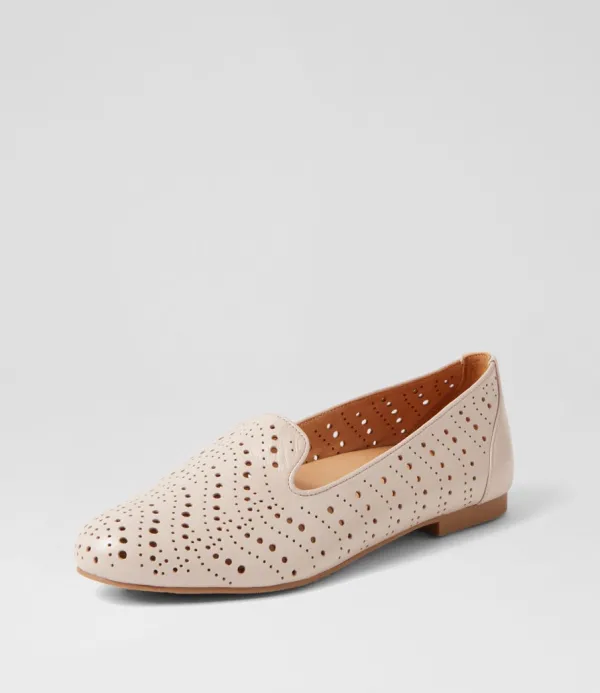 Women ZIERA Calbert Xf Dusty Pink Leather Loafers