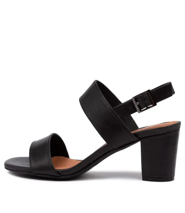Women DJANGO & JULIETTE Calons Black Leather