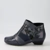 Women ZIERA Canton Xw Navy Mix Ankle Boots