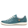 Women JOSEF SEIBEL Caren 01 Azur Leather Sneakers