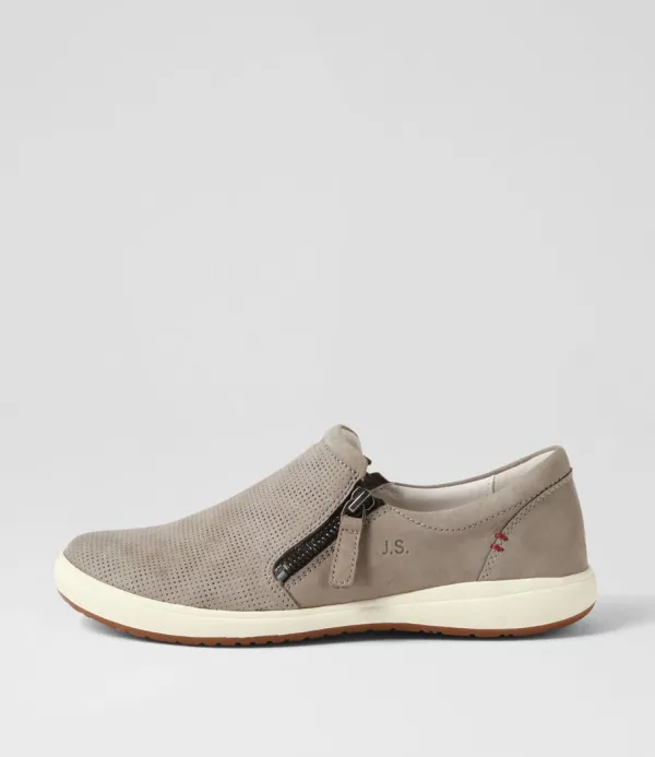 Women JOSEF SEIBEL Caren 22 Grau Leather Sneakers