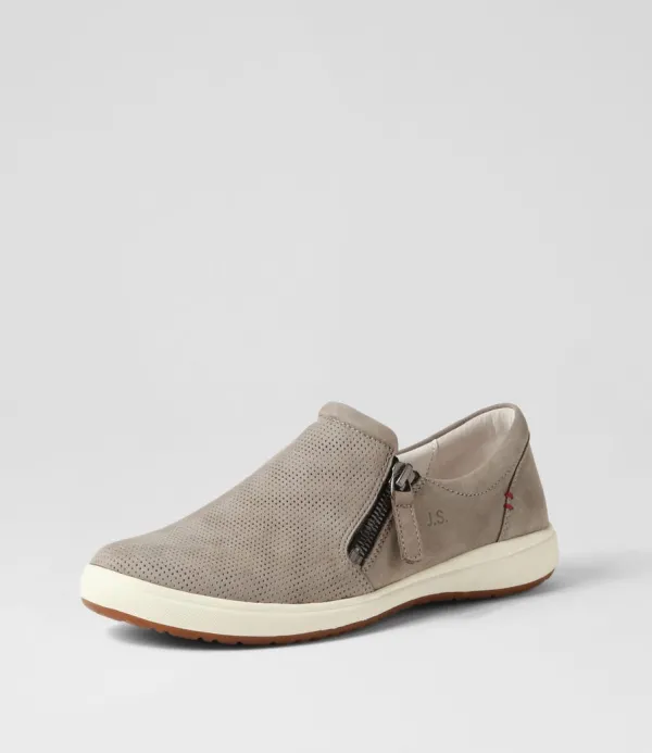 Women JOSEF SEIBEL Caren 22 Grau Leather Sneakers
