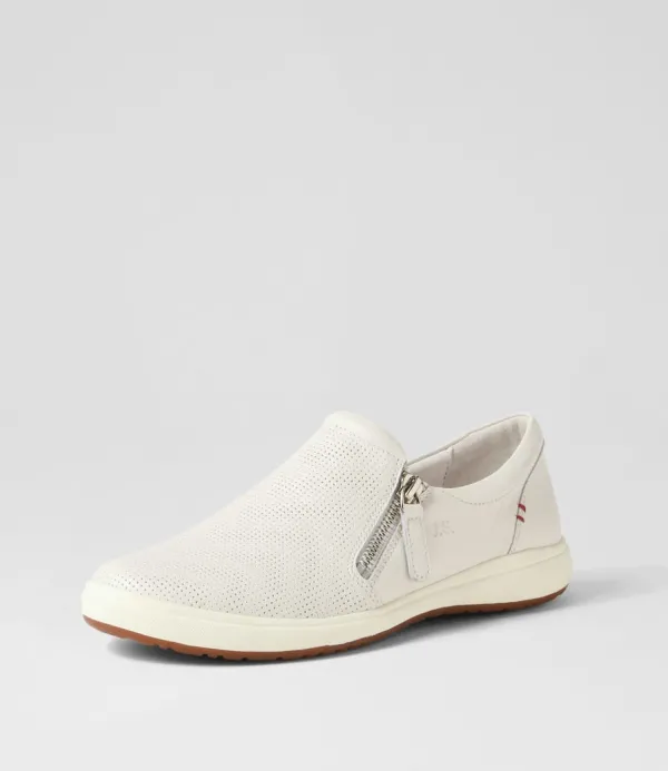 Women JOSEF SEIBEL Caren 22 Weiss Leather Sneakers