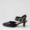 Women DJANGO & JULIETTE Caris Black Patent Leather Heels