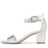 Women DJANGO & JULIETTE Cassier Silver Lizard Sandals