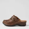 Women JOSEF SEIBEL Catalonia 41 Brandy Leather Sandals