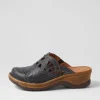 Women JOSEF SEIBEL Catalonia 41 Dunkleblau Leather Clogs
