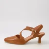 Women DJANGO & JULIETTE Charissa Tan Leather Heels