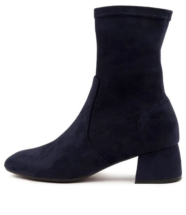 Women DJANGO & JULIETTE Checkie Dj Navy Stretch Microsuede