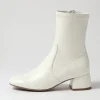 Women DJANGO & JULIETTE Checkie Stone Stretch Patent Pu Ankle Boots
