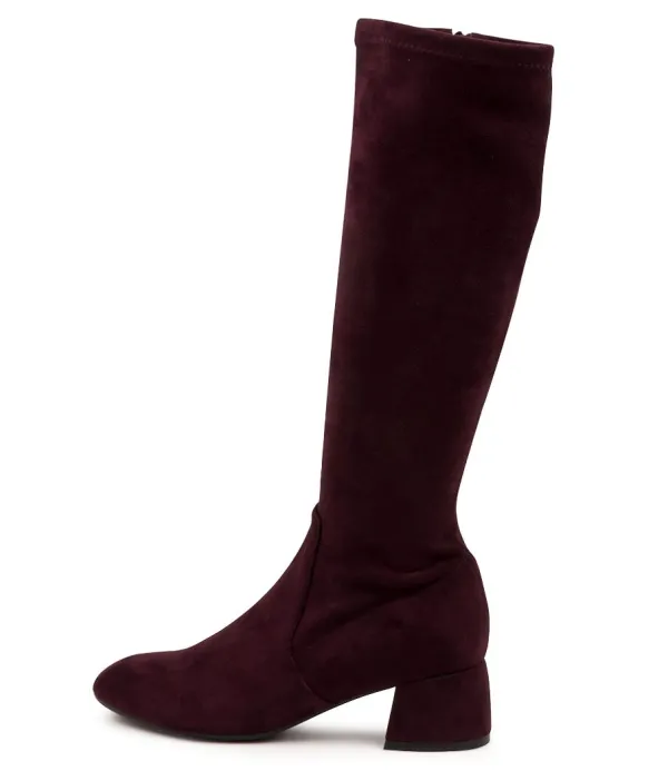 Women DJANGO & JULIETTE Chevy Dj Mulberry Stretch Microsuede