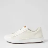 Women JOSEF SEIBEL Claire 01 Weiss Leather Sneakers