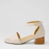 Women ZIERA Clairest W Nude Leather Sandals