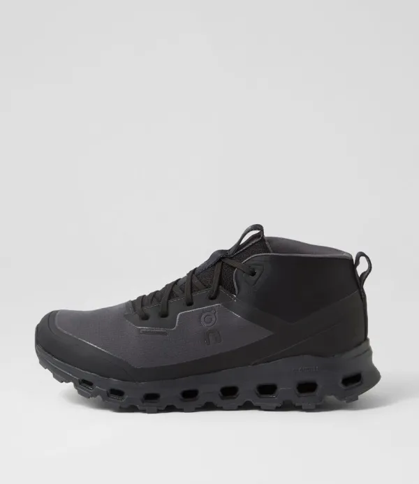 Women ON Cloud Roam Wp W Black Eclipse Knit Sneakers