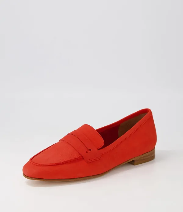 Women EOS Coco Aperol Leather Loafers