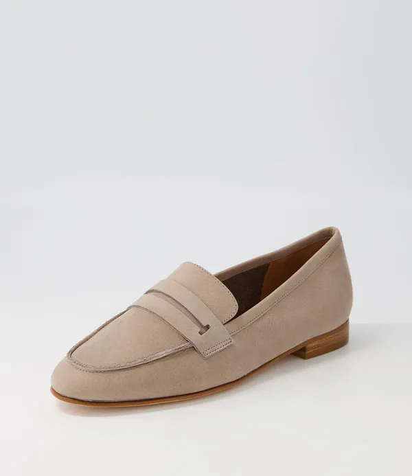 Women EOS Coco Stone Leather Loafers