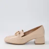 Women DJANGO & JULIETTE Comal Latte Patent Leather Heels