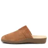 Women ZIERA Comfy W Caramel Microsuede Slippers