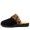 Women ZIERA Comfy W Leopard Slippers