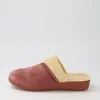 Women ZIERA Comfy W Mink Beige Fur Microsuede Slippers