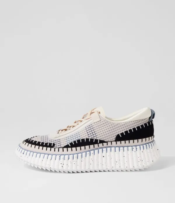 Women DJANGO & JULIETTE Copen Blue White Multi Sneakers