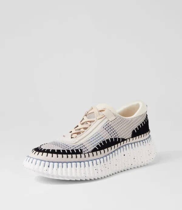 Women DJANGO & JULIETTE Copen Blue White Multi Sneakers