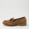 Women DJANGO & JULIETTE Corina Light Choc Suede Loafers