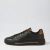 Women ARA Courtyard 02 Black Leather Sneakers