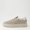 Women ARA Courtyard 02 Moon Platinum Suede Sneakers