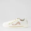 Women ARA Courtyard 402 Weiss Sand Leather Sneakers