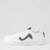 Women ARA Courtyard 402 Weiss Schwarz Leather Sneakers