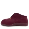 Women ZIERA Cuddles W Mulberry Microsuede Slippers