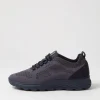 Women GEOX D Spherica A Dk Jeans Knit Sneakers