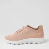 Women GEOX D Spherica A 6K Nude Knit Sneakers