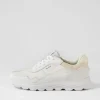 Women GEOX D Spherica D White Leather Sneakers