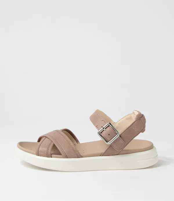 Women GEOX D Xand 2S B Desert Nubuck Sandals