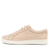 Women ZIERA Danni Xf Pale Pink Leather Sneakers