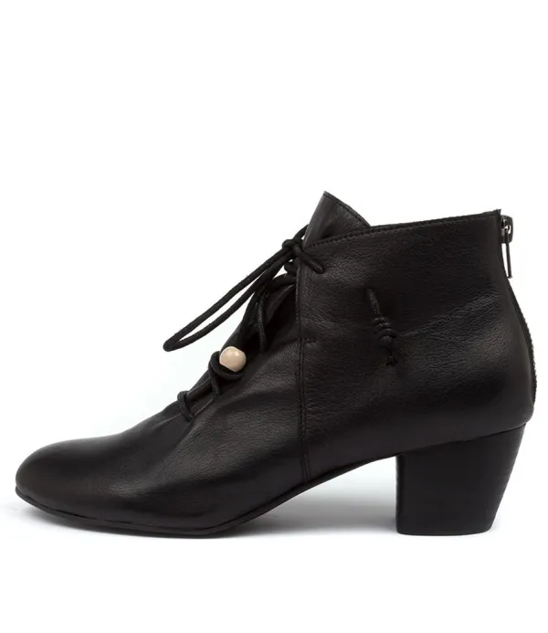 Women DJANGO & JULIETTE Defreeze Dj Black Black Heel Leather