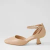 Women DJANGO & JULIETTE Deone Dark Nude Leather Heels