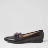 Women GABOR Diego Schwarz Leather Loafers
