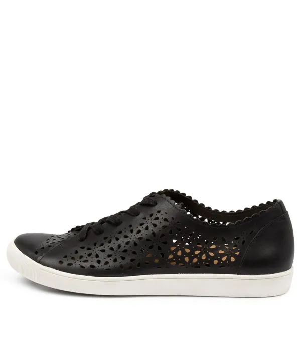 Women ZIERA Dima Xf Black Leather